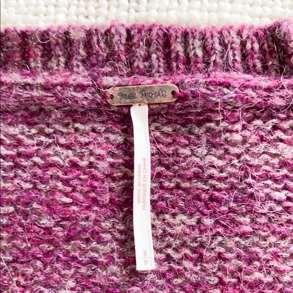 Free People- Amethyst Karina wrap sweater - Picture 3 of 4